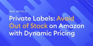Private Labels: Avoid Out of Stock on Amazon with Dynamic Pricing