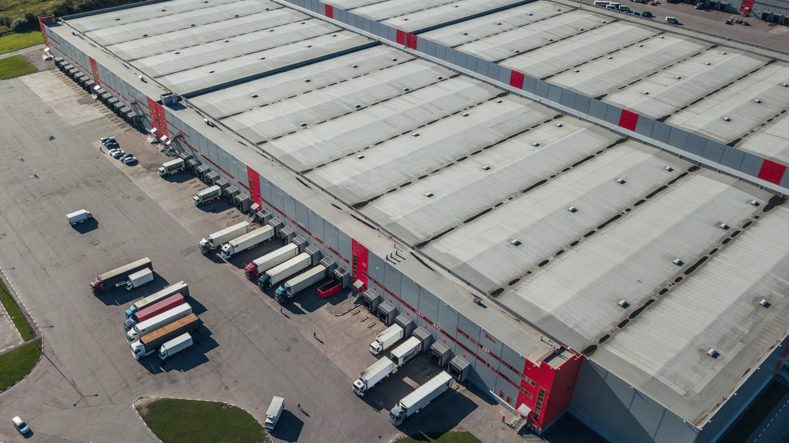 Aerial View Of Logistic Center