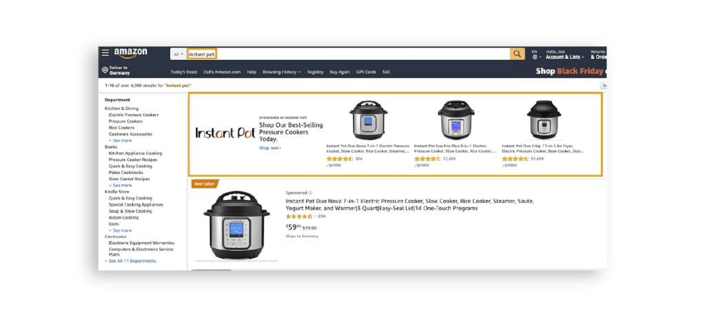 Amazon Advertising Example