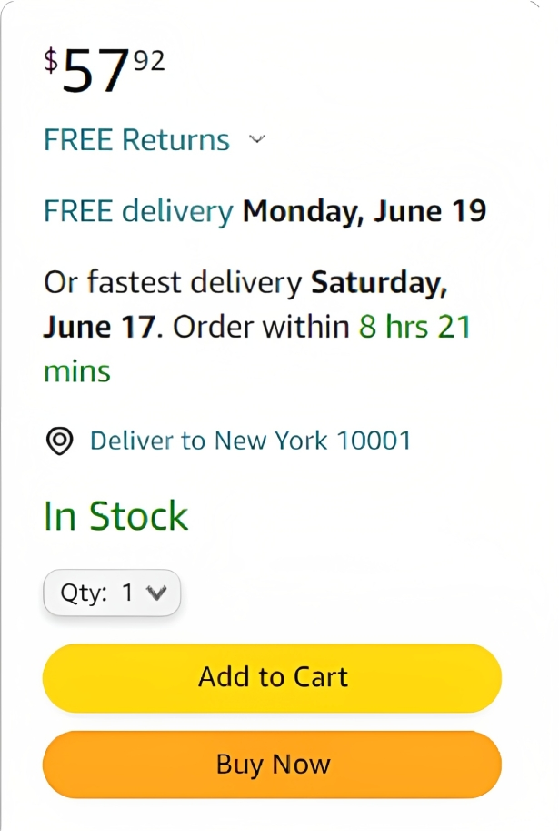 Buy box on Amazon