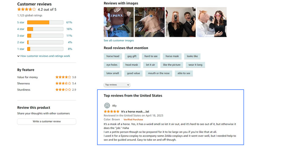 Here S A Screenshot Of 5 Star Review On Amazon