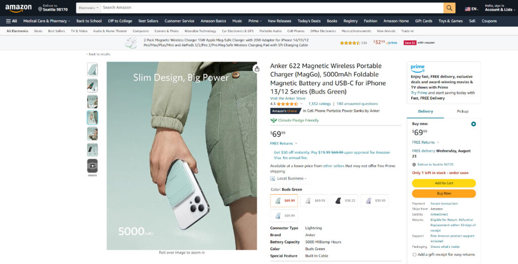 Here Is A Screenshot Of High Quality Amazon Product Page Showcasing A Private Label Pro 