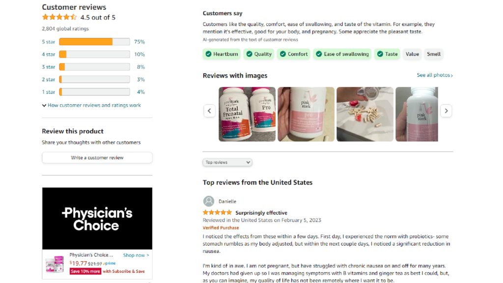 Here's a Graphic Showing The Importance Of Product Reviews With Stars And Customer Testimonials