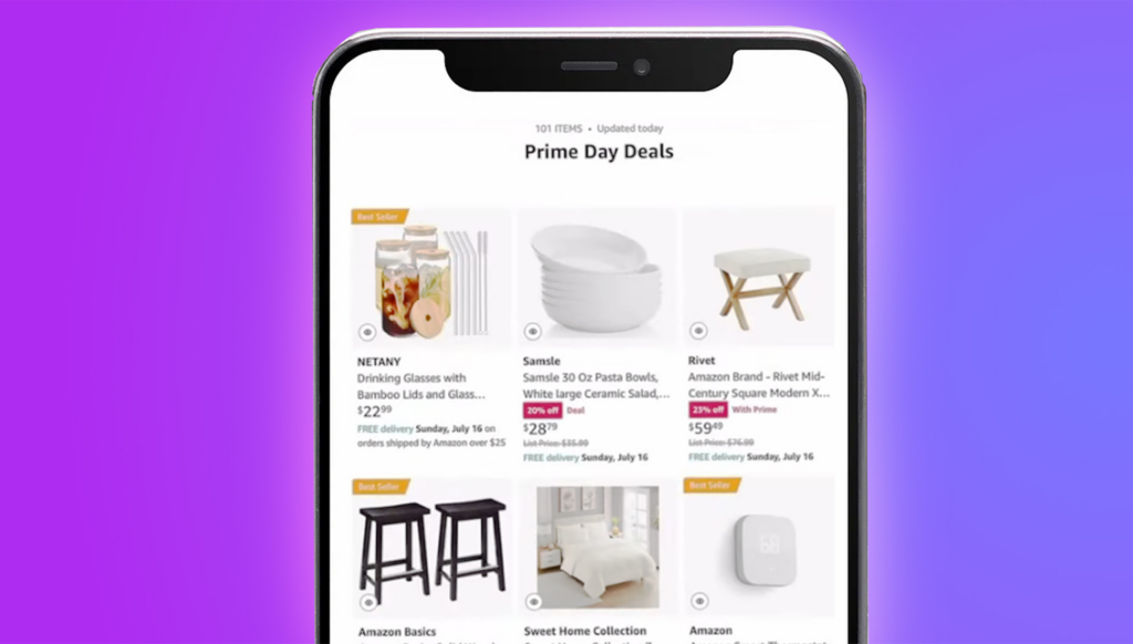 Here's an Example Of A Well Designed Amazon Storefront Highlighting Prime Day Deals 