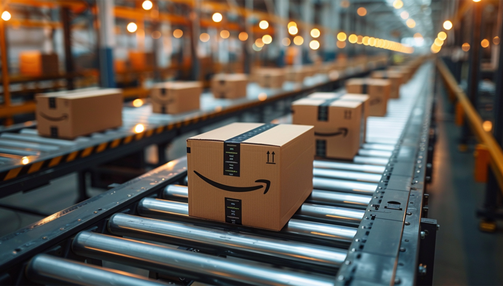 Here's a Visual Of A Shipment Being Prepared And Sent To Amazon Fulfillment Centers