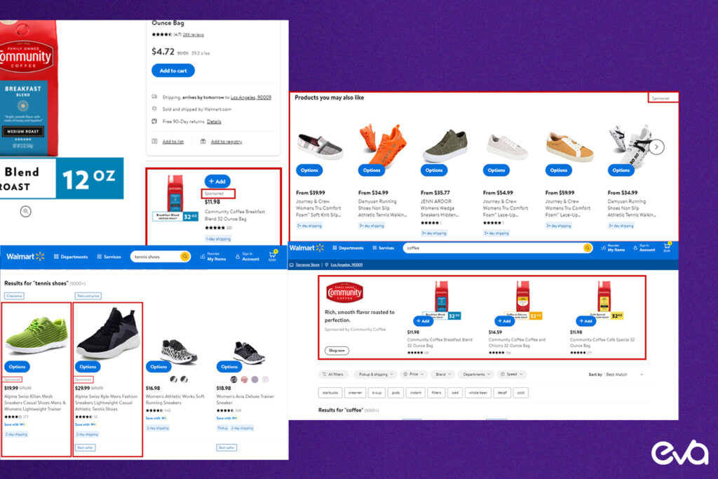 Here's Walmart offers a variety of ad formats to meet different business objectives, from boosting sales to building brand awareness.