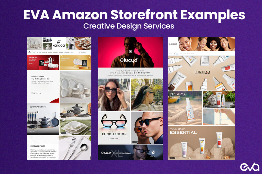 Here's an infographic that explains how Eva can help with Amazon Store optimization.