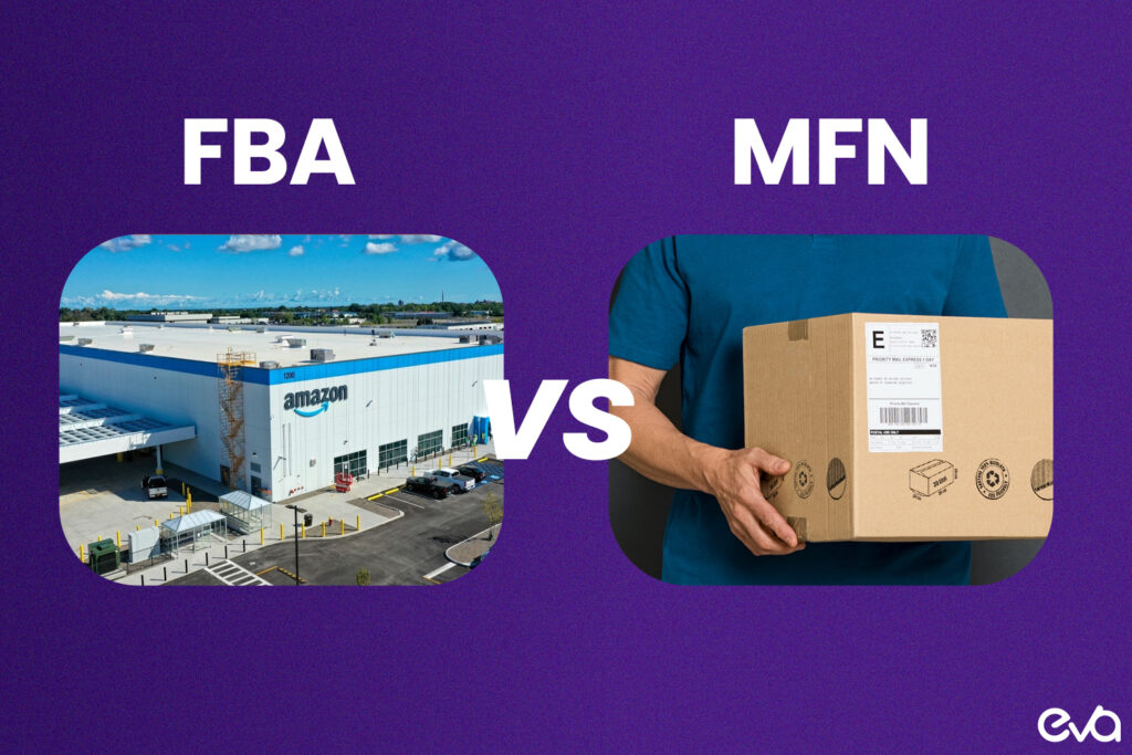 Here's an infographic that visually compares Amazon FBA and MFN, highlighting the key features and differences. 