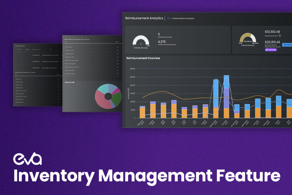 Here's An Amazon inventory dashboard showing real-time stock levels, sales velocity, and reorder points. The visual should illustrate how brands can use this data to optimize stock management and avoid stockouts.