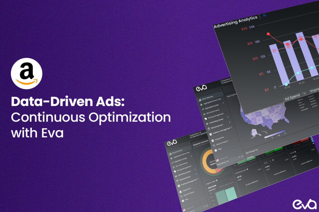 Here's A flowchart or graphic showing how sellers can use data from AMS and third-party tools to continuously optimize their ad performance, with steps for collecting data, analyzing it, and implementing optimizations.