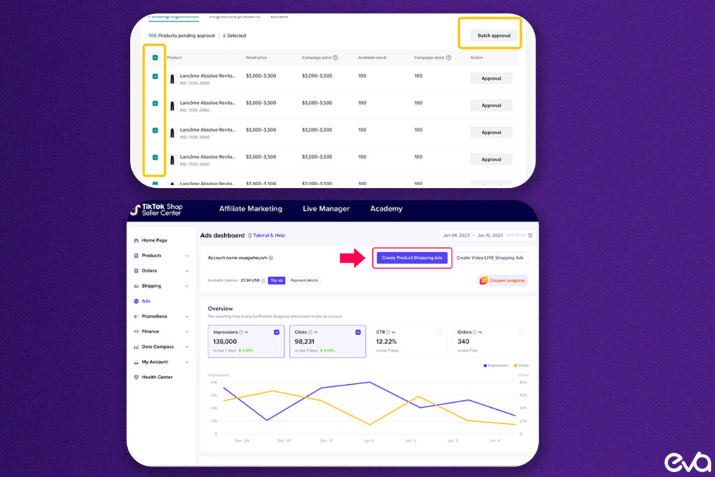 Here's A side-by-side comparison infographic showing "Before Flash Sale" and "During Flash Sale" metrics