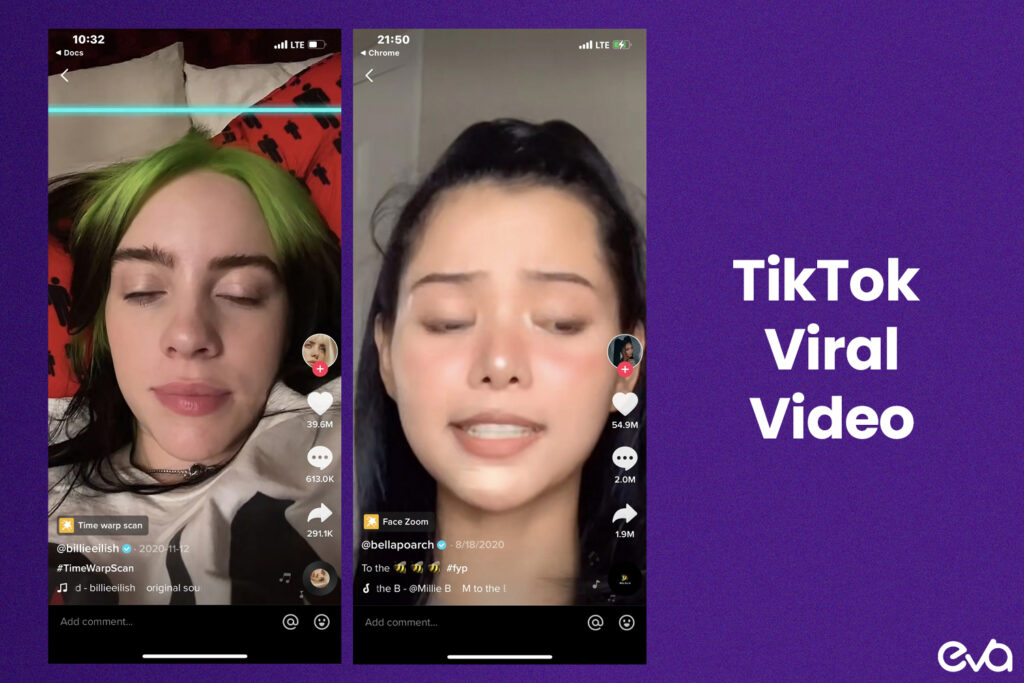 a screenshot of a viral TikTok video with a product featured in it. 