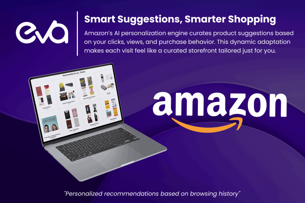 Here's a screenshot-style image of Amazon’s homepage, emphasizing the "Recommended for You" section.