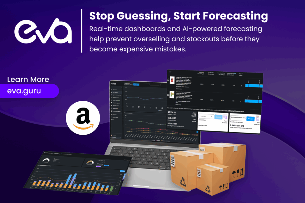 A screenshot or graphic of a modern inventory management dashboard showing stock levels, forecasted demand, and alerts for stockouts or overselling.
