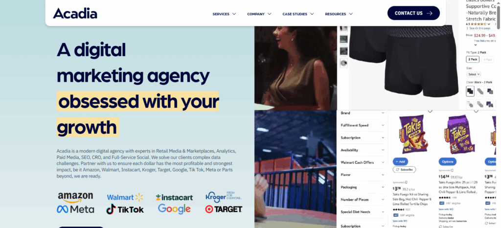 Acadia Amazon Marketing Agency