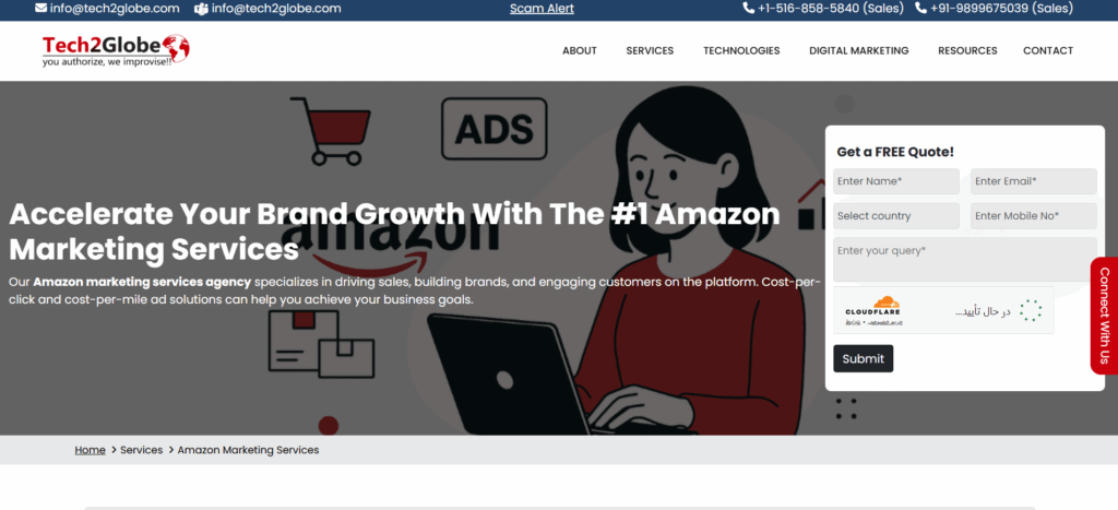 Tech2globe Web Solutions Amazon Agency