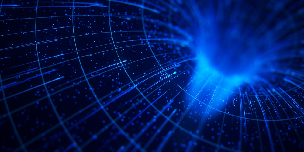 Closeup,of,abstract,data,flow,in,cyber,wormhole.,quantum,computing