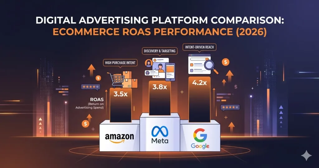 Amazon DSP vs Meta Ads vs Google Ads : Which Channel Delivers Better ROAS for Amazon Brands in 2026?