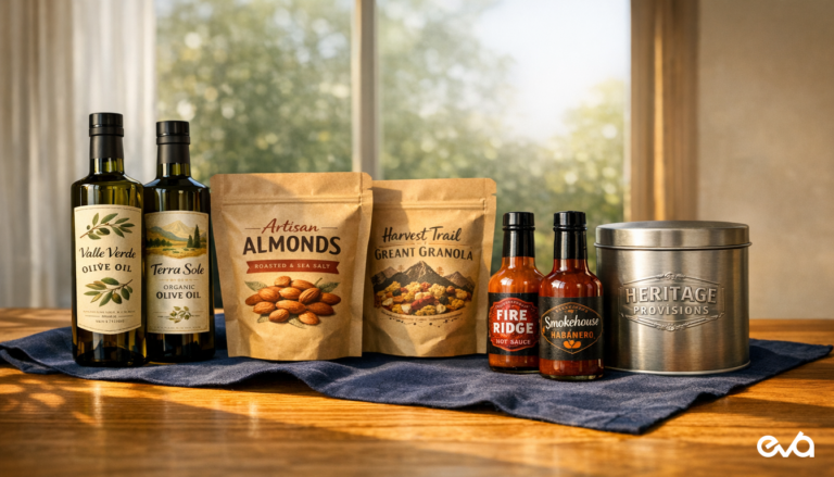 CPG brand product lineup on oak surface — choosing the best Amazon agency for consumer goods brands