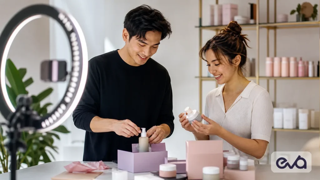 Creators preparing ecommerce products for TikTok Shop selling