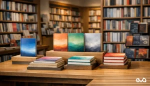 Books and a coordinated series arranged for paid discovery in an Amazon KDP advertising strategy