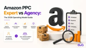Amazon PPC expert versus full service agency operating model guide