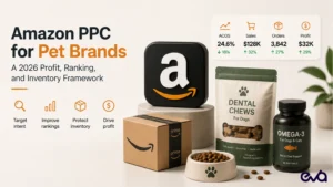 Amazon PPC for pet brands guide covering profit, ranking, inventory, and advertising performance