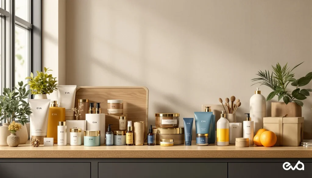 Consumer brand operator and creator preparing a product, sample kit, packaging, and customer parcel
