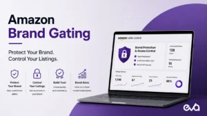 Amazon brand gating and brand protection access control dashboard