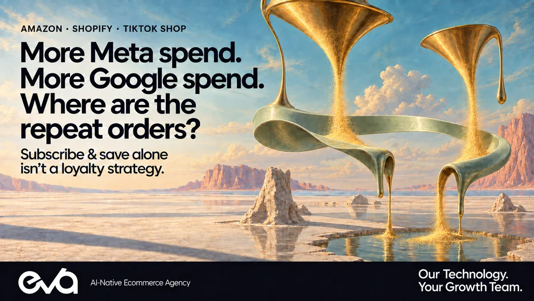 More Meta spend. More Google spend. Where are the repeat orders? A surreal broken loyalty loop.
